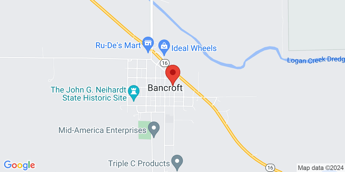 Map of Bancroft Public Library